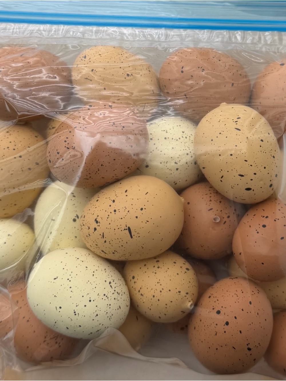 Bag of Mini Faux Speckled Bird Eggs Easter Crafts Birds Nest